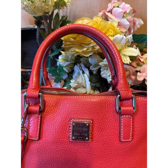 AS IS DOONEY AND BOURKE MADELINE PEBBLE LEATHER ZIP AROUND TOTE BAG (pu1100 - Picture 3 of 10